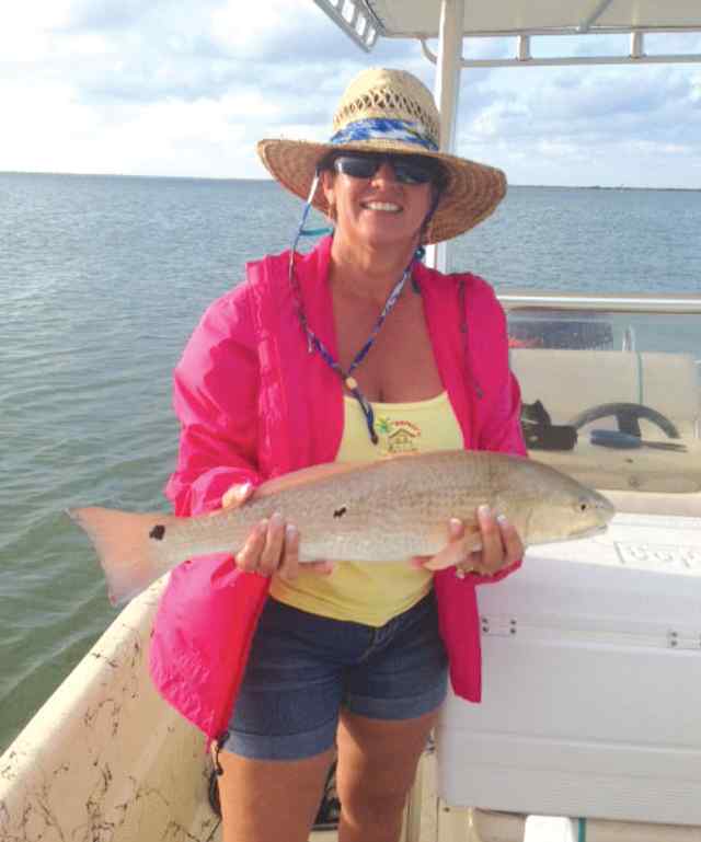 Julie Robillard Port Aransas23&quot; redfish