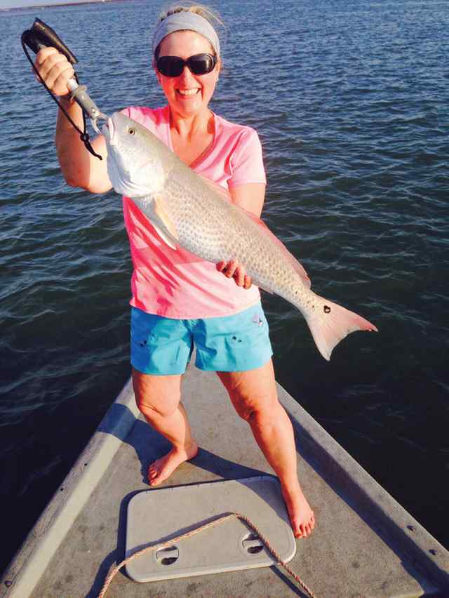 Jackie Eckert Port O'Connor30&quot; redfish