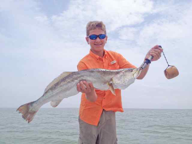 Wyatt Foster Lower Laguna Madre31&quot; 8.1 lb trout2nd place for the STARteens Division for Speckled Trout, Lower Coast