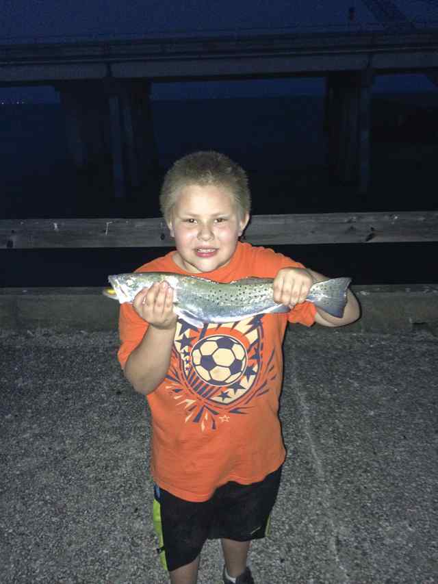 Jonathan Vazquez Rockportfirst trout! CPR
