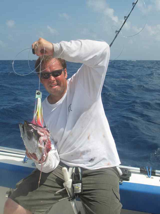 Eric Blancka Fish &amp; Fun 11sharks ate blackfin tuna