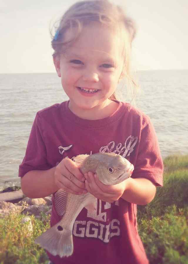 Angie Couch Seadrift bayfrontfirst redfish!
