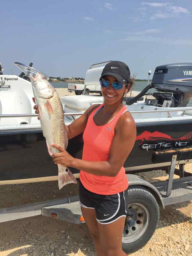 Gaby Guillen Port Lavaca27&quot; first keeper red