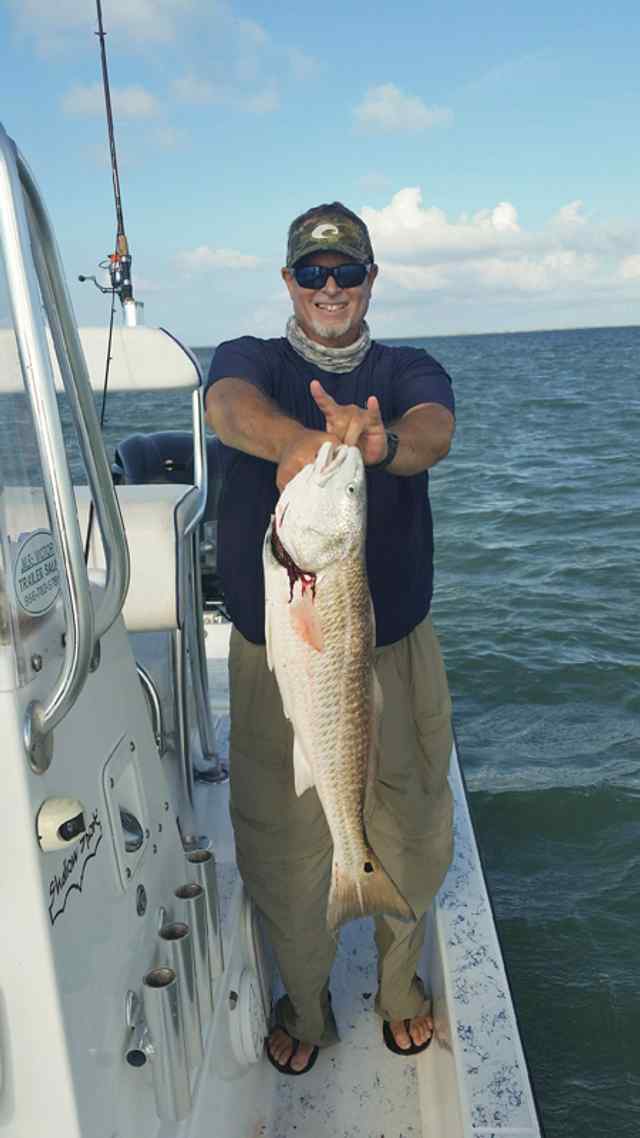 Craig Hunter South Padre Island32&quot; 16 lb tagged redfish, caught while fishing sand bars in the afternoon