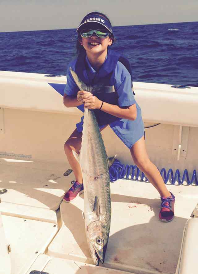Channing Saenz Galveston, first offshore fishing trip!kingfish