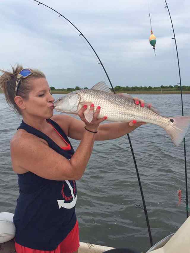 Tina Ponkoney San Jose Island22&quot; redfish