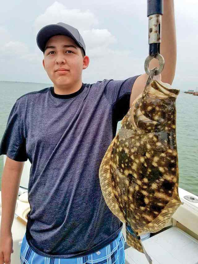 Thomas Alvarado Galveston Bay - personal best flounder!