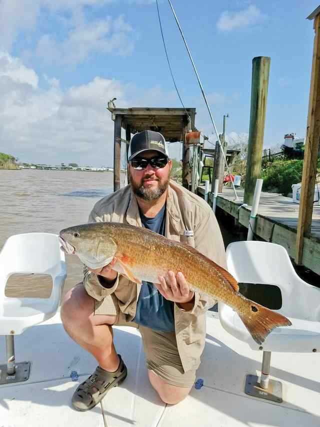 Scott Blanchard West Matagorda Bay - 30" red drum CPR