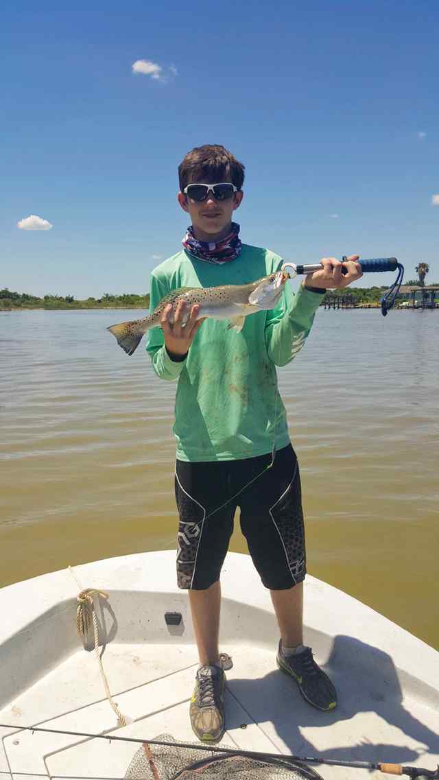 Ashton Conner Matagorda, Colorado River - 21" trout
