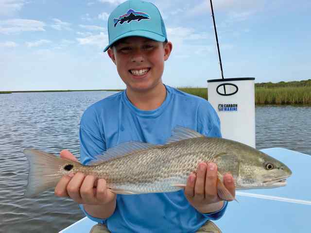 Rand Shepard Carlos Bay - first redfish!