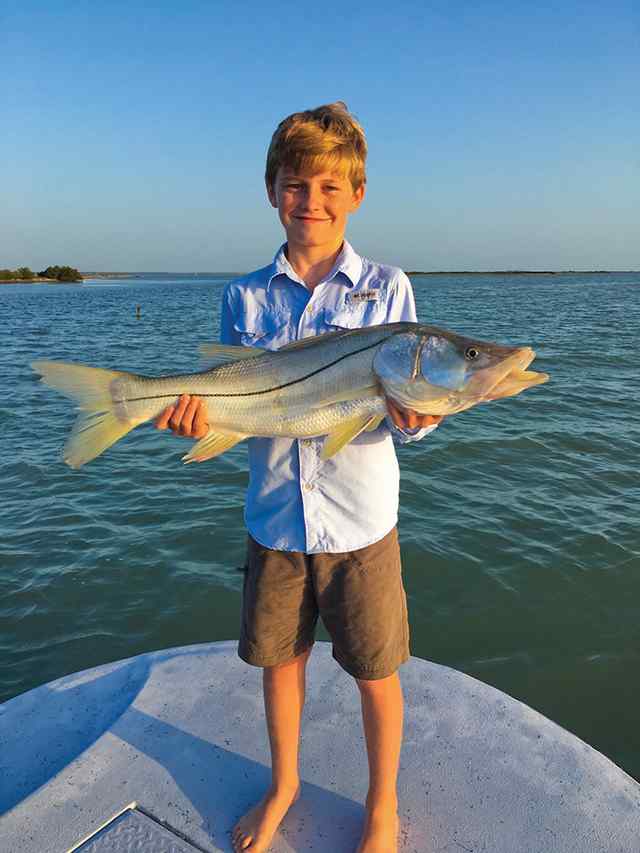 Caden Cherrington South Padre Island - 37" snook CPR