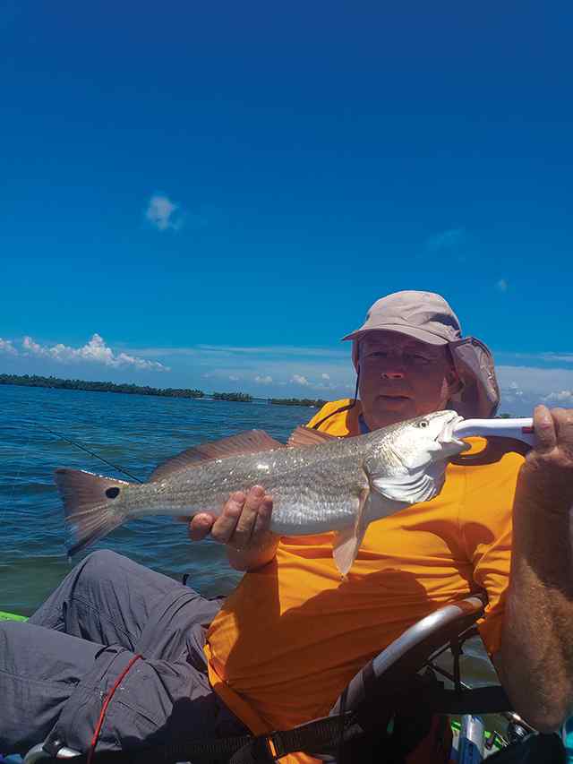 Phillip Freeman Shamrock Island - first redfish!