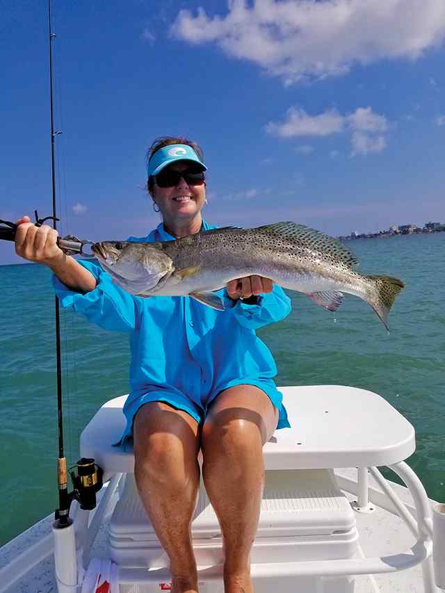 Tammie Gentry SPI - 27.5" personal best trout! CPR