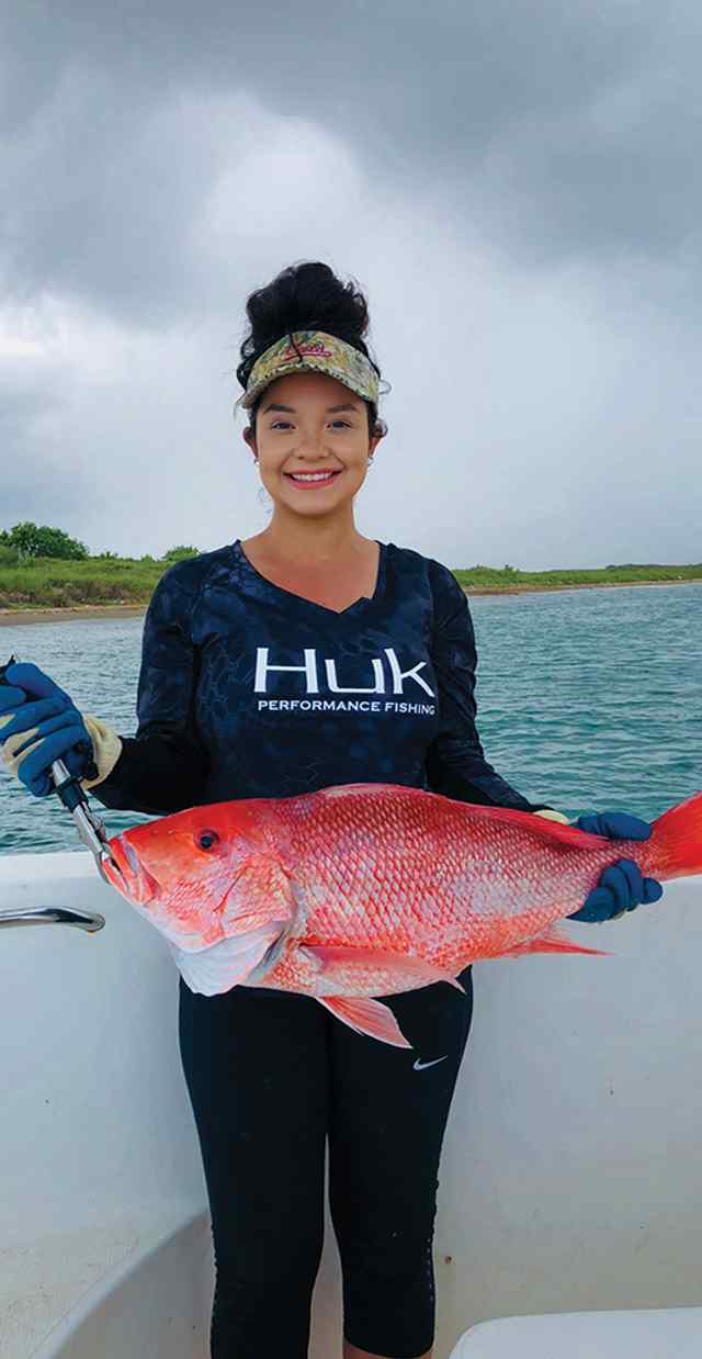 Amy Lee Port Mansfield - personal best snapper!