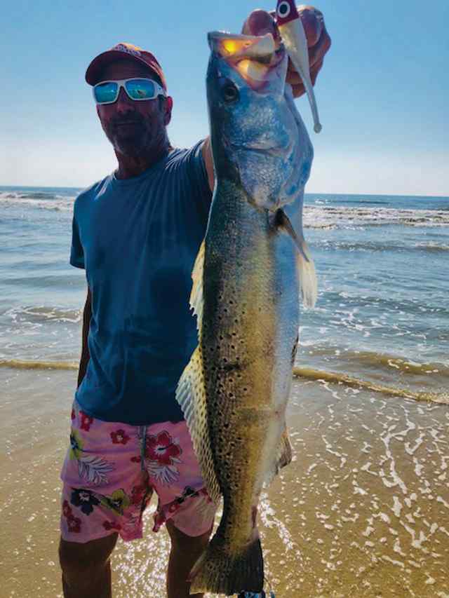 Bruce Terrill North Padre Island - 26" first surf speck