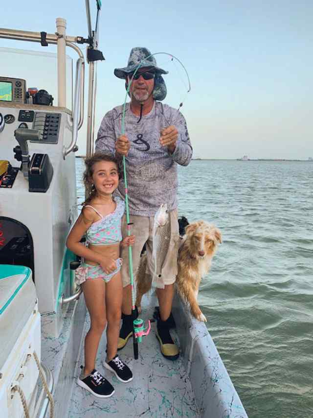 Aubrey Dobbins with Pop Pop personal best red! CPR, caught on a new pole named cotton candy