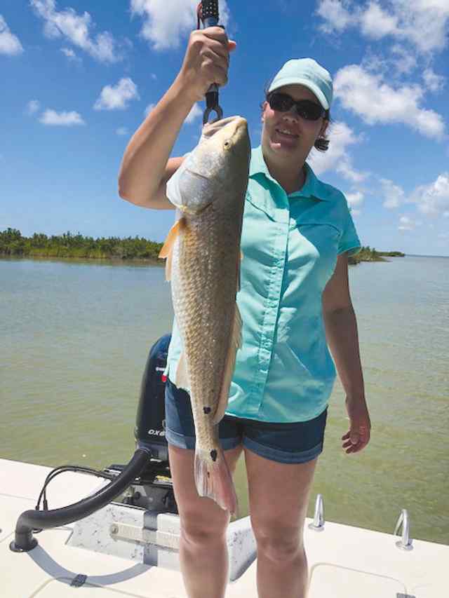 Michelle Sneed San Antonio Bay - 28" redfish