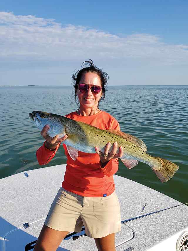 Kristi Barnes Lower Laguna Madre - 27.5" trout CPR