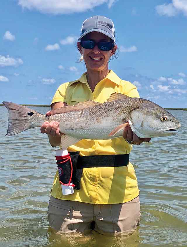 Becky Carroll West Matagorda Bay - 25" redfish