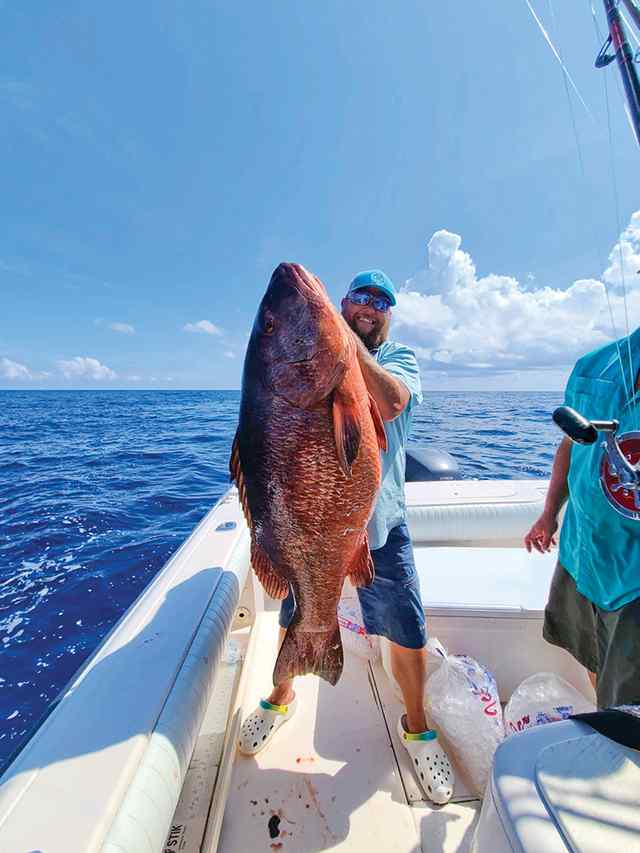 Kyle Hunt Port O'Connor - 77.8 lbs cubera snapper