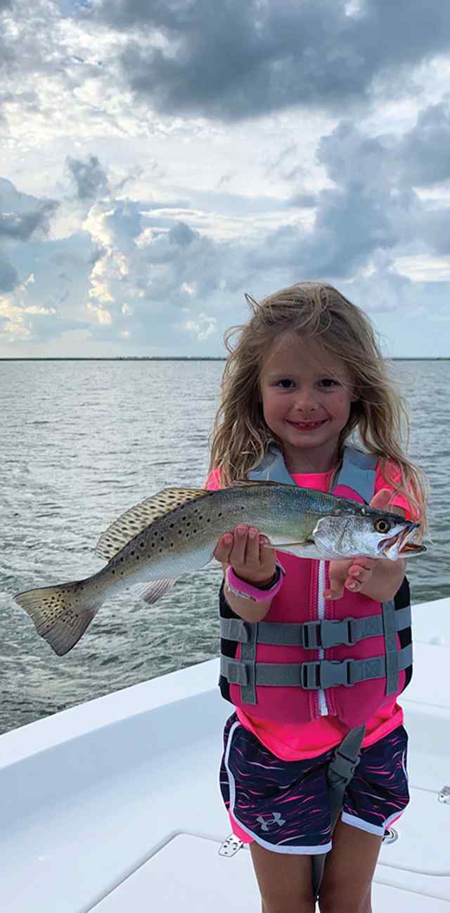 Kennedy Little Galveston - first keeper!