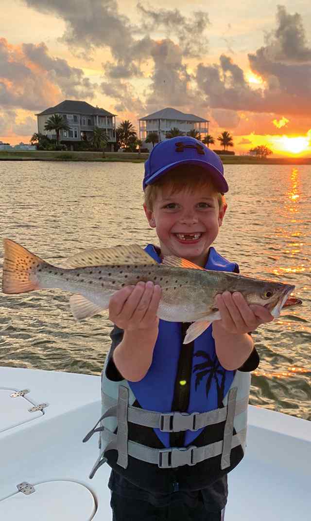 Mason Little Galveston - first keeper!