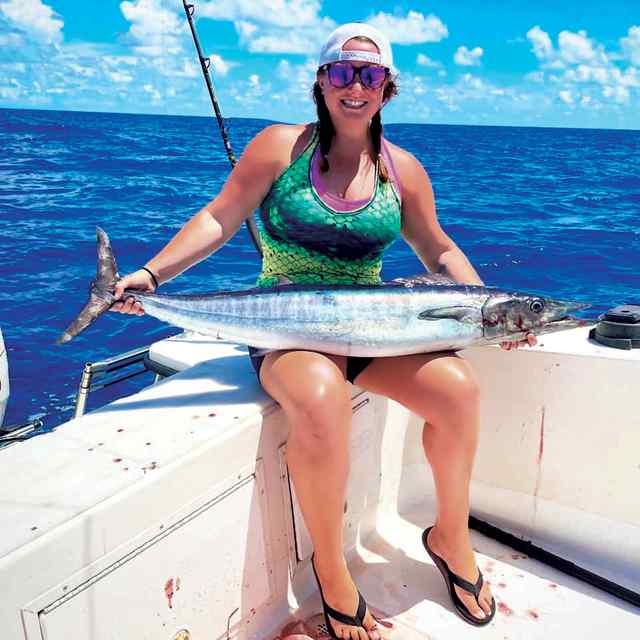 Stephanie Dobos Gulf of Mexico (off Matagorda) - wahoo