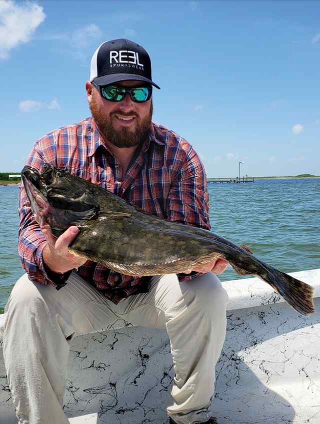 Kevin Miller Landcut - 24.75" 6.9 lb flounder
