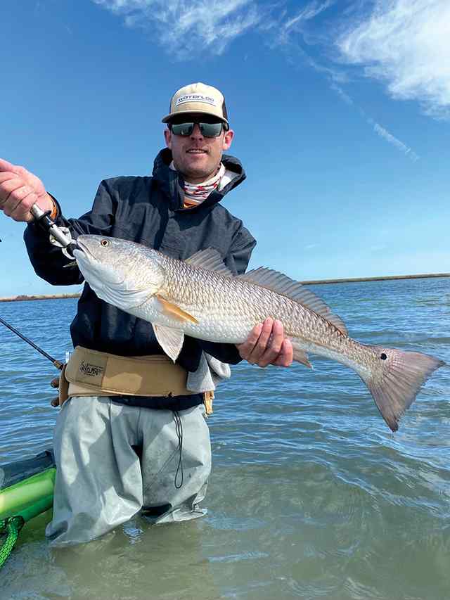 Cody Ramsey Port Aransas (East Flats) - 30.5" redfish CPR, caught on soft plastic artificial lures