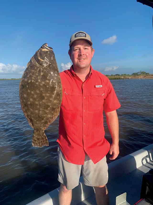 Henry Humphries East Matagorda Bay - 22" 5 lb flounder