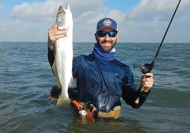 Jordan Kolhoff Laguna Madre, Port Mansfield - 25" trout CPR