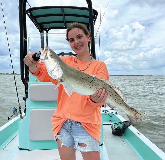 Rhea Lewis Lower Laguna Madre - 26.5" trout CPR