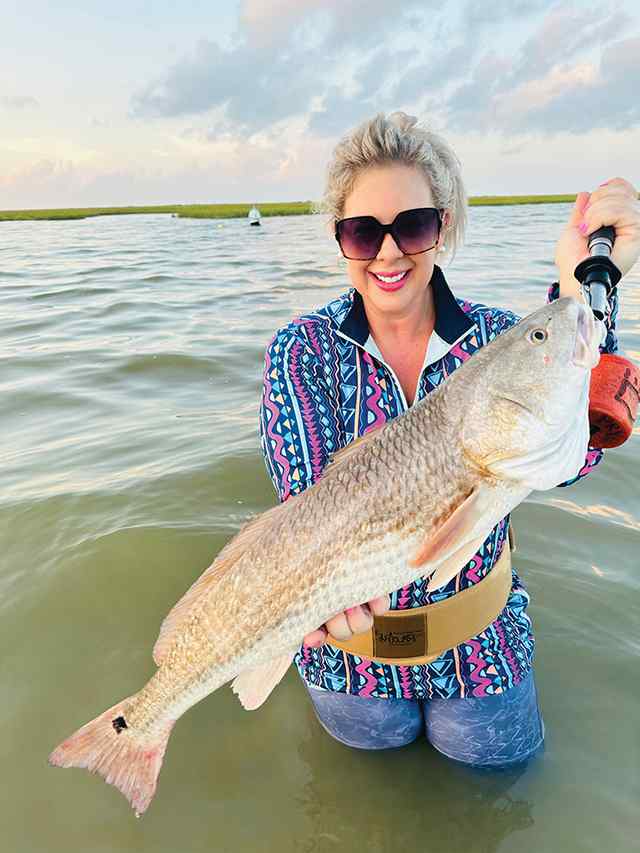 Jessica Riemer Matagorda, Lingerie on the Bay Tournament - 23.5" redfish