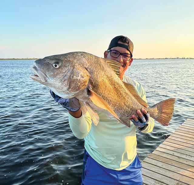 Robert Rodriguez Offatts Bayou, Galveston - 31.5" black drum CPR
