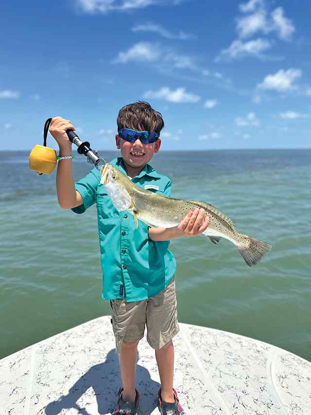 Aidan Stephens Redfish Bay - 21" trout