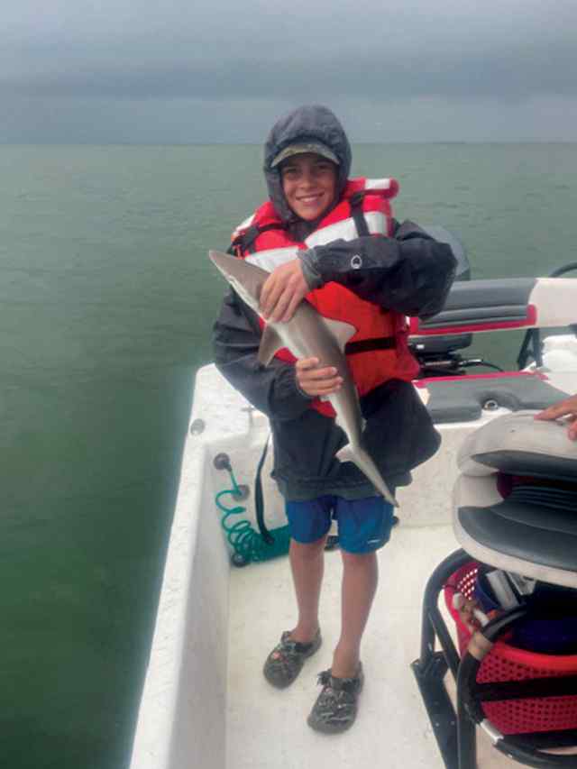 Carson Dunk Corpus Christi Bay - shark