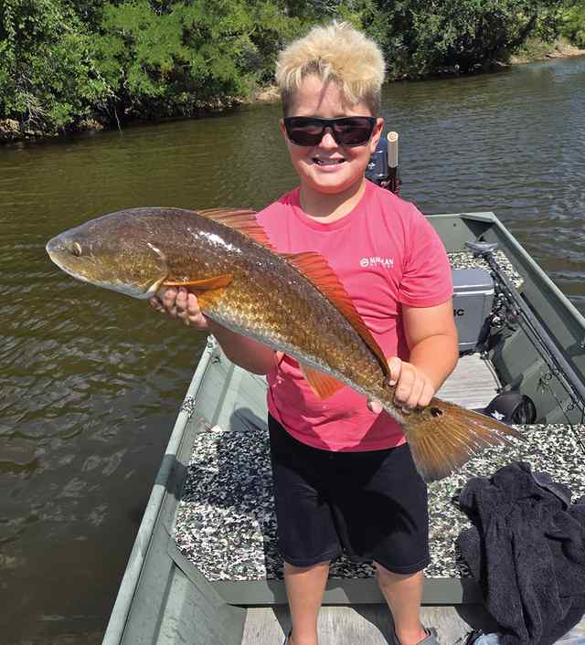 Finley Brown Oyster Creek - redfish