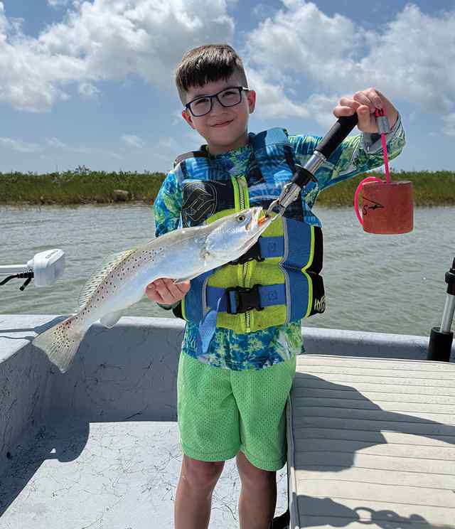 Colton Wolford Port O'Connor - 18" trout