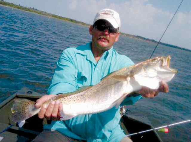 Ruben Barron Boathole30&quot; speckled trout