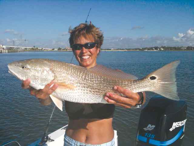 Cherie Landry Galveston Bay26&quot; redfish