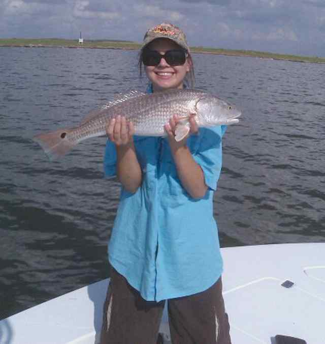Megan Longoria Baffin Bay24&quot; first red!