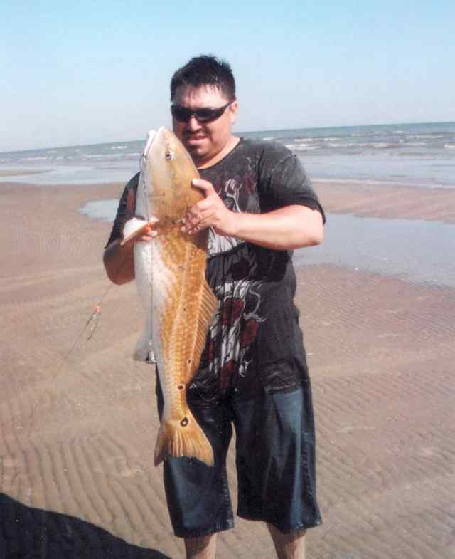 Juan Coronado Sabine Pass30lb redfish
