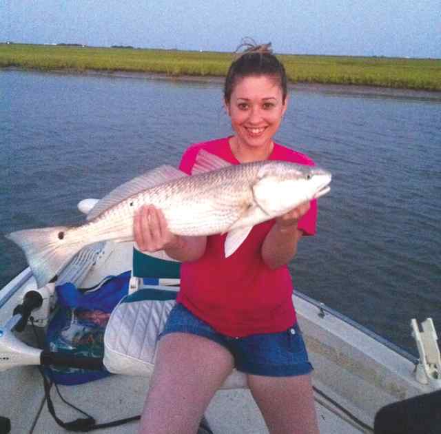 Jessie Jennings Surfside27.5&quot; first keeper red!