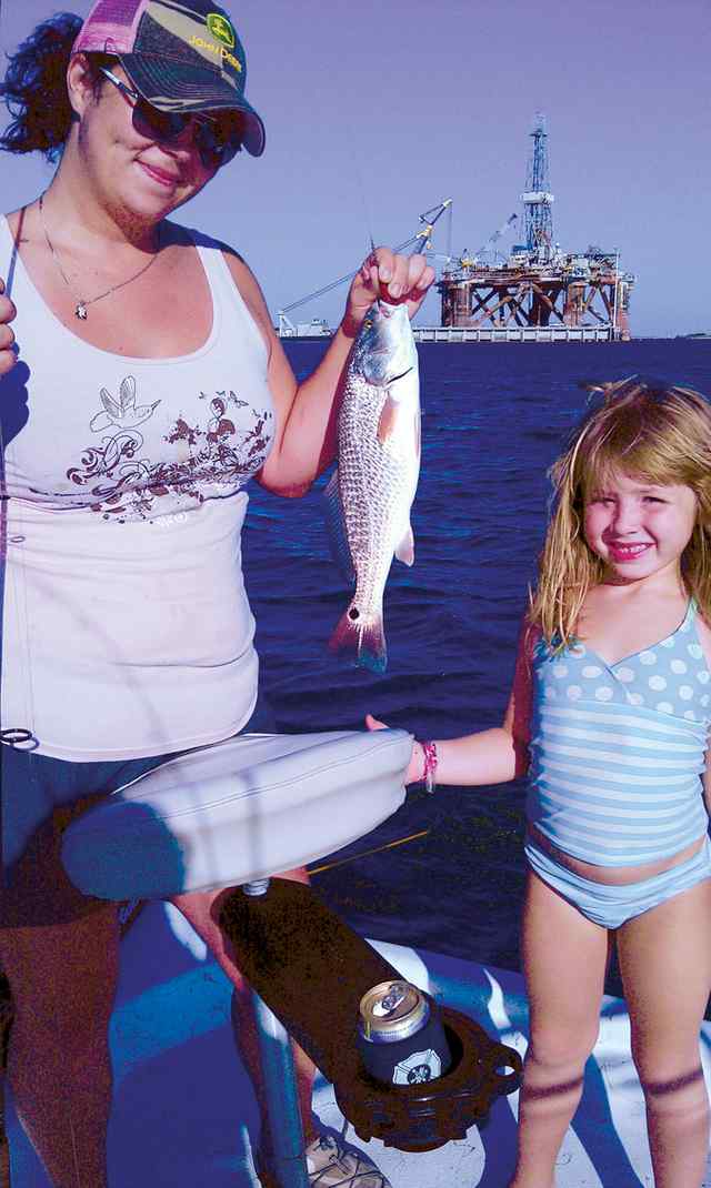 Amber Kunselman & Hannah Hughes Corpus Christifirst redfish!