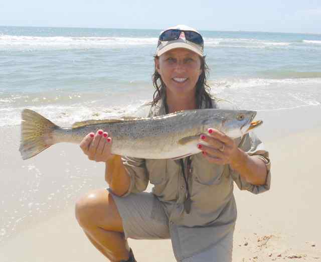 Frances Pavlicek Surfside29&quot; trout
