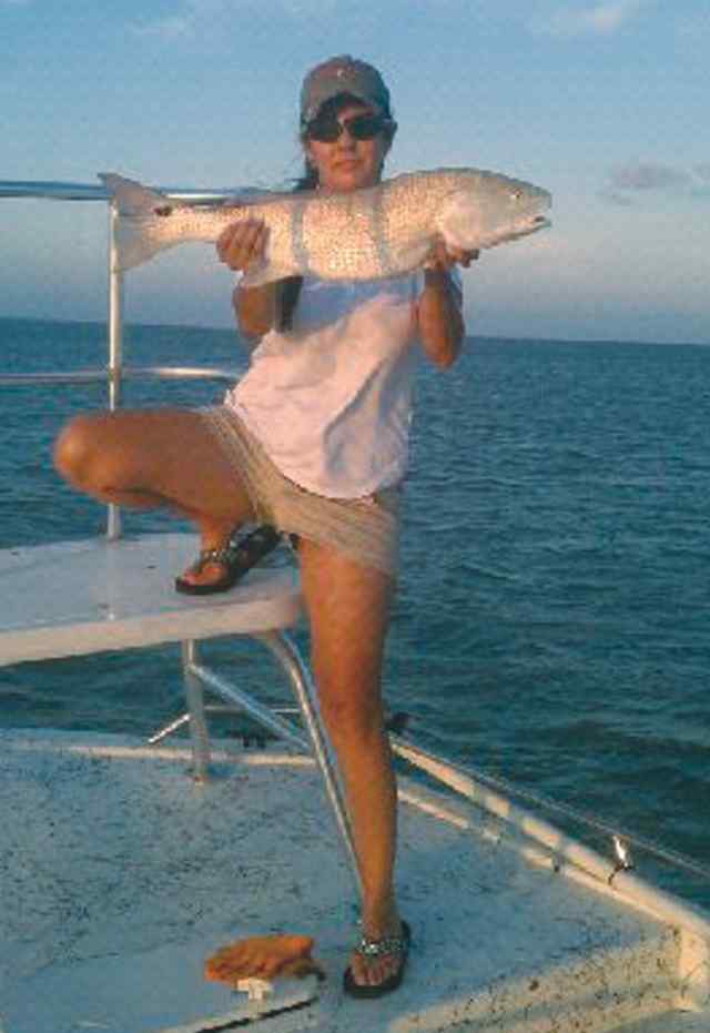 Sandra Requenez Port Mansfield27&quot; redfish