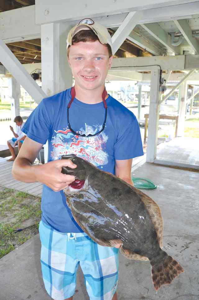 Garrett Braun Galveston22&quot; 4.3lb flounder