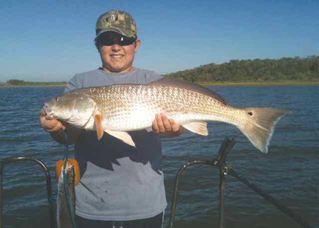 Dylan Meyer Port Lavaca Bay29&quot; redfish
