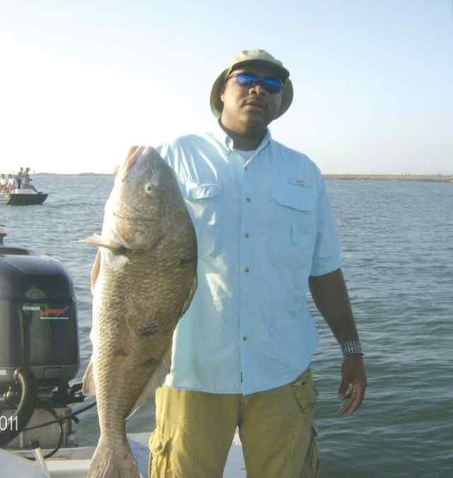 David Pellerin Port O'Connorfirst black drum!