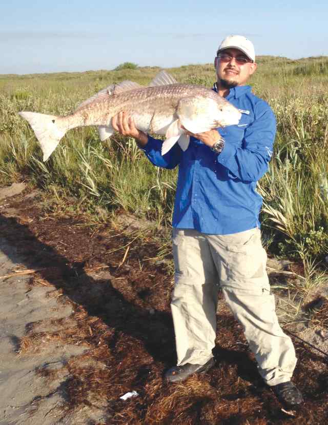 Peter De La Fuente Port Mansfield40&quot; 26lb bull red